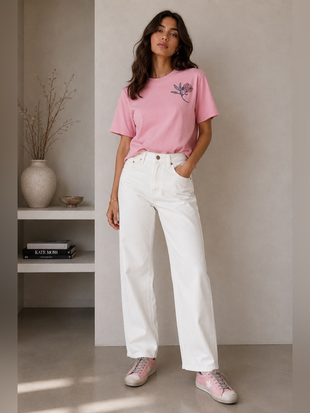 GANT
D2. FLOWER SS T-SHIRT - T-shirty